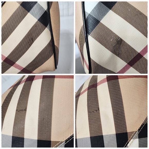 Authentic Burberry Nova Check PVC and Patent Leather Chester Boston Bag - Picture 10 of 15